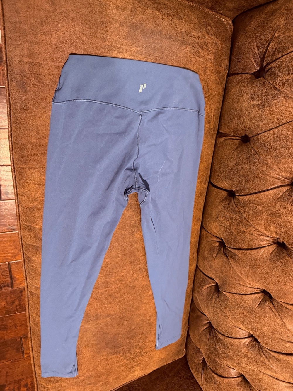 & Other Stories Slate Blue High-Waist Leggings